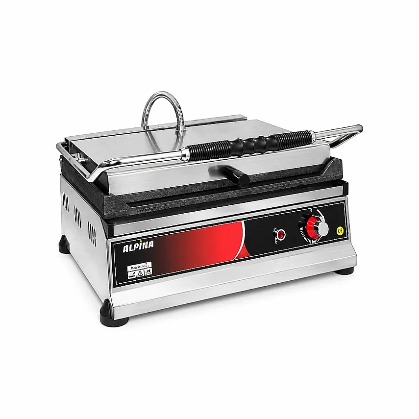 Tost Makinesi 16 Dilim Sanayi Tipi Elektrikli Paslanmaz Gövde Kafe Tipi 220V - 1