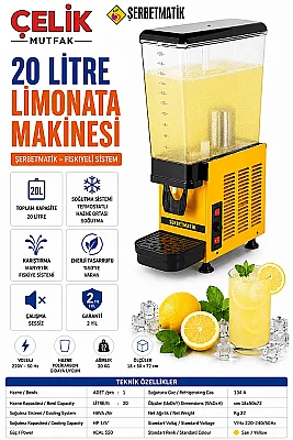 20 Litre Tekli Endüstriyel Limonata Makinesi - 2