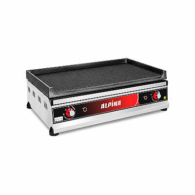 70 cm Elektrikli Döküm Izgara Tam Oluklu 220V