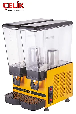 Çiftli Endüstriyel Limonata Makinesi 40 Litre